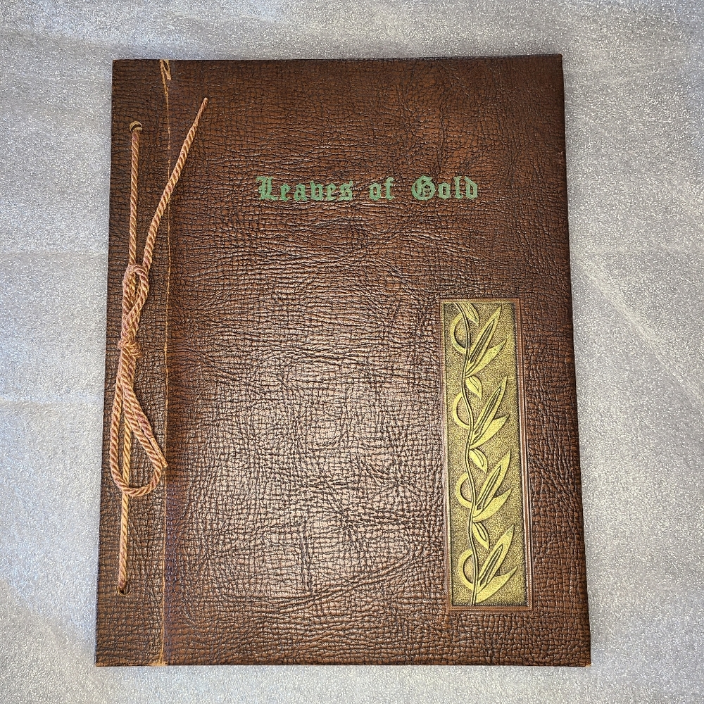 Vintage Book From 1948: Leaves of Gold, Anthology Of Prayers And Poetry
